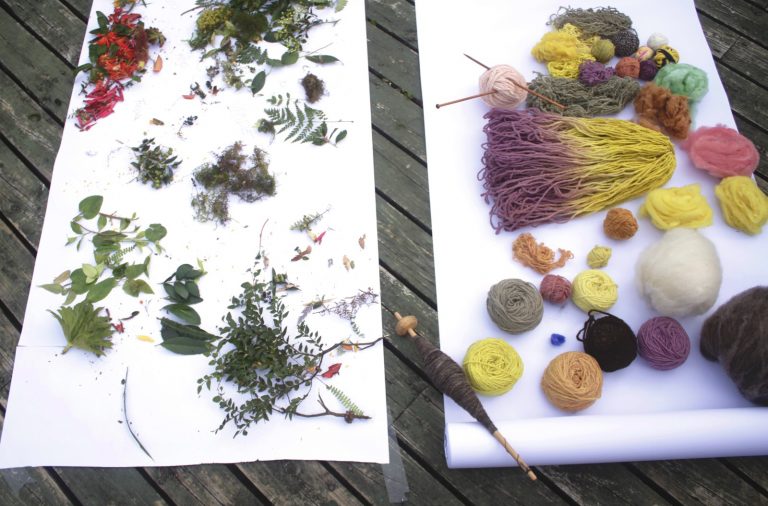 Artesanas del Río Claro y Flores del Chilco lanzan   colección textil inspirada en el bosque aysenino